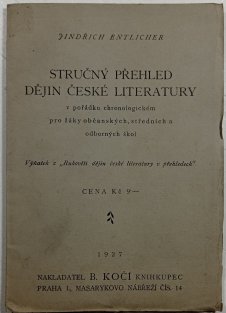 Stručný přehled dějin české literatury