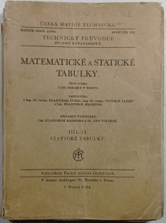 Matematické a statické tabulky