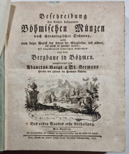 Beschreibung der bisher bekannten böhmischen Münzen nach chronologischer Ordnung 1