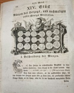 Beschreibung der bisher bekannten böhmischen Münzen nach chronologischer Ordnung 1
