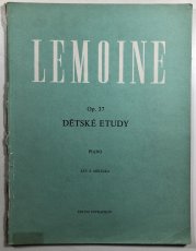 Dětské etudy Op. 37 - 
