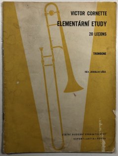 Elementární etudy 20 lecons  trombone