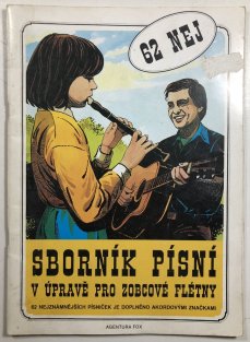 62 nej - sborník písní v úpravě pro zobcové flétny