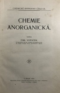 Chemie anorganická