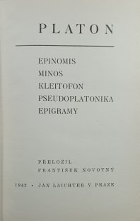 Epinomis, Minós, Pseudoplatonika, Kleitofón, Epigramy