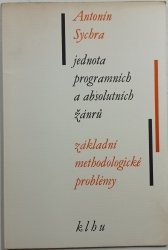 Jednota programních a absolutních žánrů - základní methodologické problémy - 