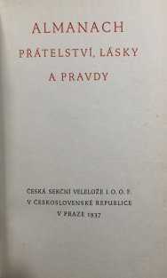 Almanach přátelství, lásky a pravdy