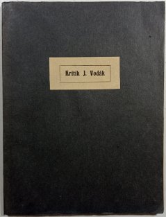 Kritik J. Vodák