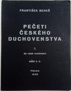 Pečeti českého duchovenstva I. -Do válek husitských
