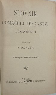 Slovník domácího lékařství a zdravotnictví