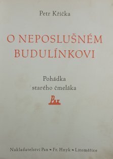O neposlušném Budulínkovi