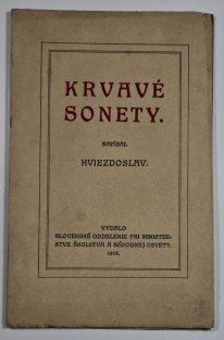 Krvavé sonety (slovensky)