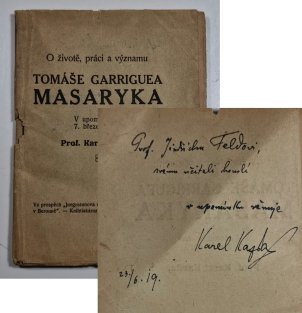 O životě, práci a významu Tomáše Garriguea Masaryka