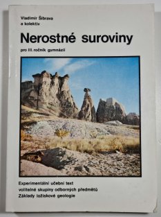 Nerostné suroviny pro III. ročník gymnázií