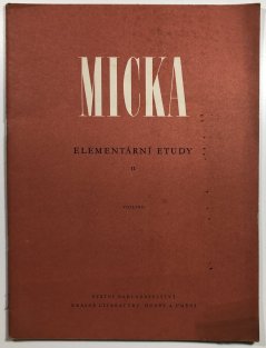 Elementární etudy pro housle II.