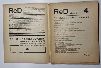 ReD 4 ( Revue Svazu moderní kultury Devětsil )  ročník 2