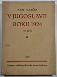V Jugoslavii roku 1924 díl 1.