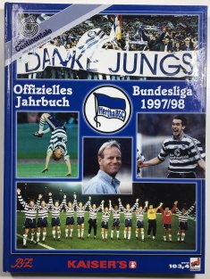 Offizielles Jahrbuch Bundesliga 1997/98 Hertha BSC