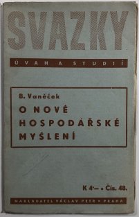 O nové hospodářské myšlení