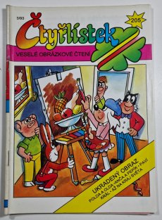 Čtyřlístek 205 - Ukradený obraz