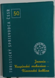Turistický sprievodca ČSSR 50 - Javorie - Krupinská vrchovina - Rimavská kotlina slovensky