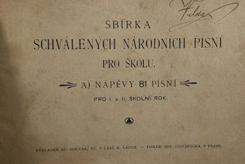 Sbírka schválených národních písní pro školu I.- VIII. školní rok (4 sbírky)