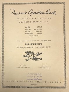 Das neue Operetten Buch