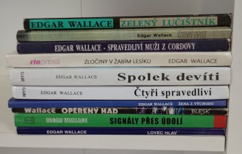 10x Edgar Wallace konvolut