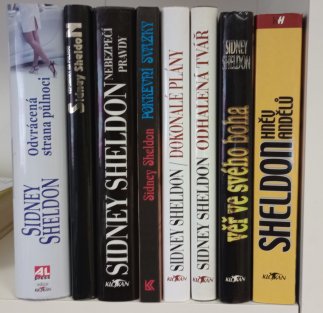 8x Sidney Sheldon konvolut