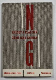 Kresby a plastiky žáků Jana Štursy - pohlednice