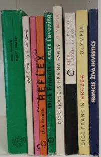 9x Dick Francis konvolut
