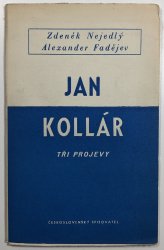 Jan Kollár - Tři projevy - 