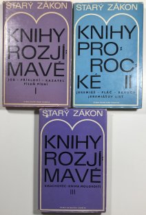 Starý zákon - knihy rozjímavé I+II+III