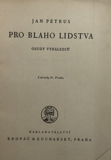 Pro blaho lidstva