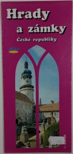 mapa - Hrady a zámky České republiky 1:800 000