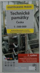 mapa - Technické památky Česka 1: 500 000  - 