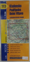 mapa -113 - Kladensko/Podřipsko/Dolní Vltava 1:70 000 - cykloturistická mapa