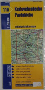mapa - 116 - Královéhradecko/Pardubicko 1:70 000