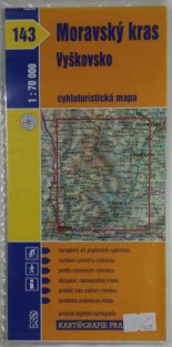 mapa -143 - Moravský kras/Vyškovsko 1:70 000