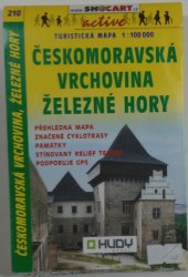 mapa - 210 - Českomoravská vrchovina/Železné hory 1:100 000 - turistická mapa
