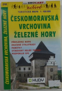 mapa - 210 - Českomoravská vrchovina/Železné hory 1:100 000