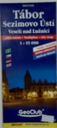mapa - Tábor/Sezimovo Ústí/Veselí nad Lužnicí 1:15 000 - plán města