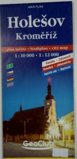 mapa - Holešov/Kroměříž 1:10 000/1:12 000 