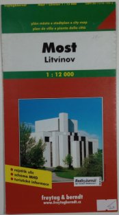 mapa - Most/Litvínov 1:12 000