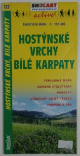 mapa - 222 - Hostýnské vrchy/Bílé Karpaty 1:100 000