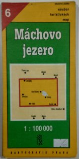 mapa - STM 6 - Máchovo jezero 1:100 000