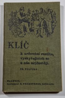 Klíč k určování rostlin, vyskytujících se u nás nejčastěji