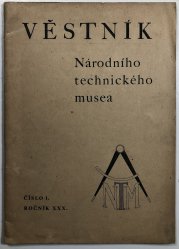 Věstník Národního technického musea číslo 1., ročník XXX. - 