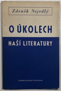 O úkolech naší literatury