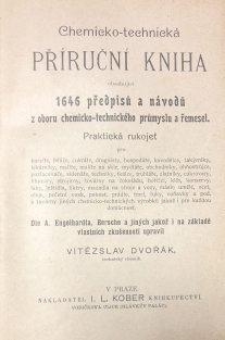 Příruční kniha chemicko-technická, 1646 předpisů a návodů